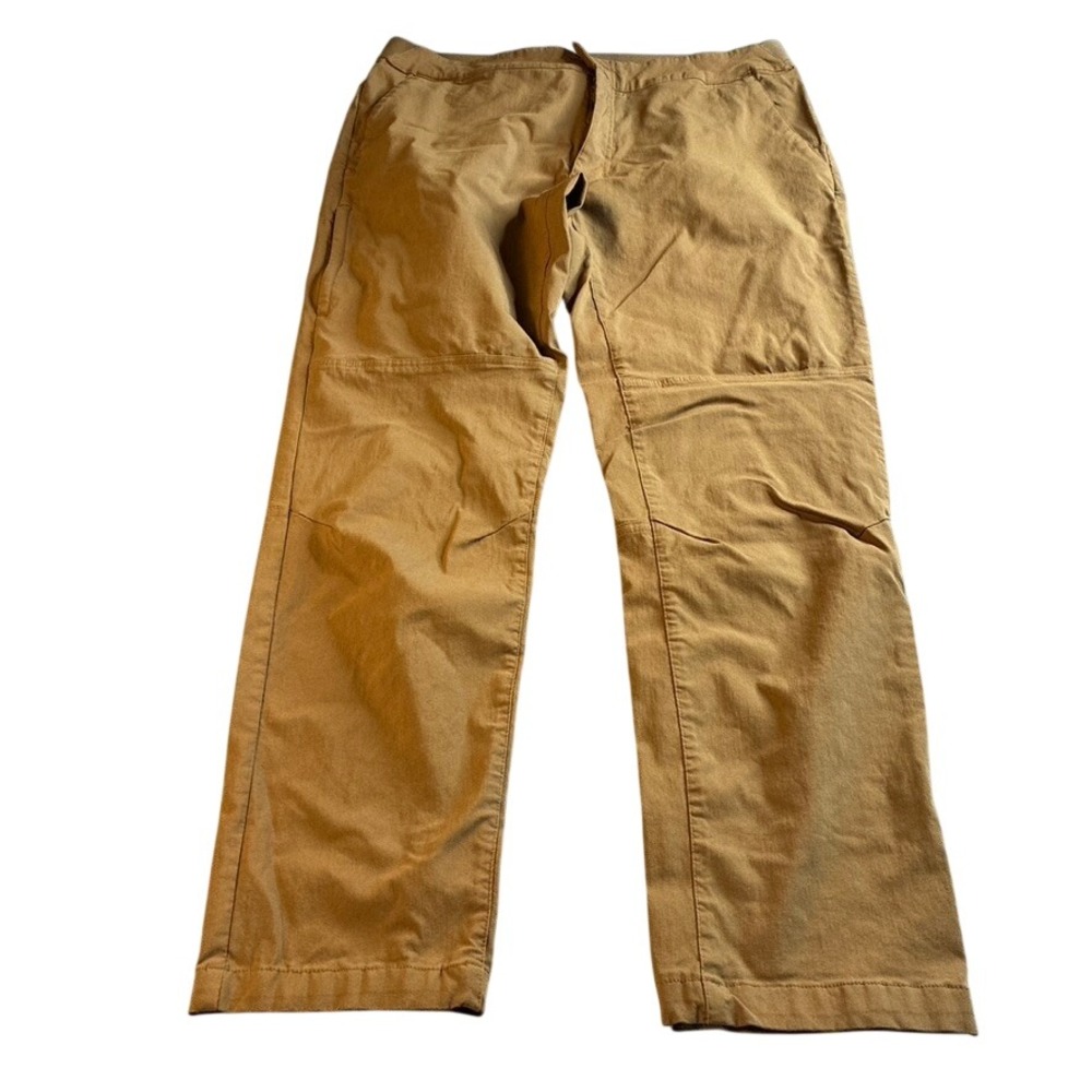 Swiss Alps‎ Men's Size 38 x 30 Utility Travel Pants Tan Stretch Articulated Knee